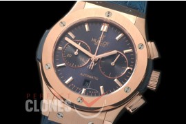 HBFSC00208 Classic Fusion Chronograph RG/LE Blue A-7750 
