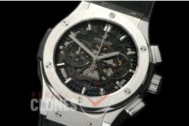 HAF10001 Aero Fusion Chronograph SS/LE Black Skeletonized A-7750 