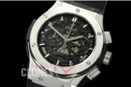 HAF10001 Aero Fusion Chronograph SS/LE Black Skeletonized A-7750 