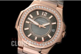 0 PPNTL-023D Nautilus Ladies 7011 RG/RG Grey Swiss Quartz 