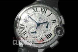 CARBA-C-101 Ballon de Cartier Chrono SS/LE White A-7750