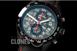 TGCH1-107 Carrera Heuer-01 Racing Aryton Senna Limited Ed PVD/NY Grey