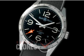 BR123-051 BR123 GMT 24H SS/RU Black A-2836