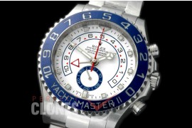 0 RYM2-012A Yachtmaster II 116680 SS/SS White A-7750/Mod to Calibre 4161