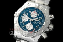 BLSA00022 GF Avenger II Chrono SS/SS Blue Num A-7750 28800