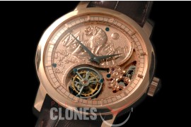 0 VCZ-103 Legend of the Chinese Zodiac - Year of the Tiger Tourbillon RG/LE Flying Man Tourbillon 