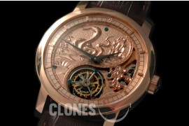 0 VCZ-106 Legend of the Chinese Zodiac - Year of the Snake Tourbillon RG/LE Flying Man Tourbillon 