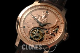 0 VCZ-111 Legend of the Chinese Zodiac - Year of the Dog Tourbillon RG/LE Flying Man Tourbillon 