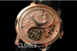 0 VCZ-105 Legend of the Chinese Zodiac - Year of the Dragon Tourbillon RG/LE Flying Man Tourbillon 