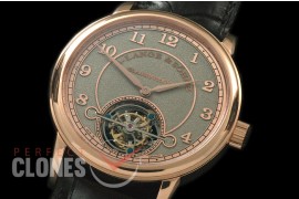 0 AL1815-108 Lange 1815 Tourbillon RG/LE Grey Bridged Tourbillon 