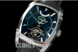 PG00121 Forma XL Reserve De Marche Skeleton Tourbillon SS/LE Black Bridge Tourbillon 