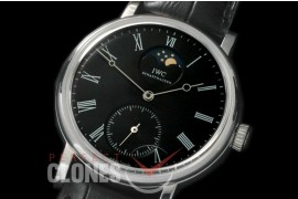 0 0 IWPTV00102 Vintage Portofino Moonphase SS/LE Black Roman Asian 6498 Modified 