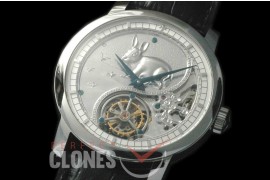 0 VCZ-094 Legend of the Chinese Zodiac - Year of the Rabbit Tourbillon SS/LE Flying Man Tourbillon 