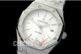 AP15454-001 JF Royal Oak 15454 Forsted SS/SS White AP 3120