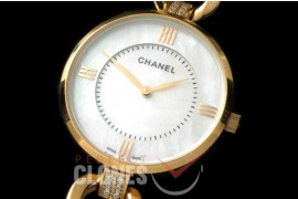 CHJW-056 Jewelry Series YG/LE MOP White Jap Quartz