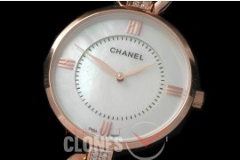 CHJW-061 Jewelry Series RG/LE MOP White Jap Quartz