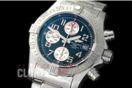 BLSA00022 GF Avenger II Chrono SS/SS Blue Num A-7750 28800