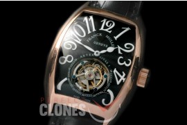 FMAET00087 Curvex Aeternitas Tourbillon RG/LE Black Fly Man Tourbillon 