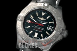 BLSW00017N Avenger Seawolf Blacksteel Code Red DLC/NY Black Asian Clone 2836