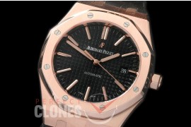 AP15400-18K-102 Royal Oak 15400 Automatic RG/LE Black M-9015/3120 