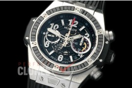 HB45-012E Big Bang Unico SS/RUBY/RU Black Skeleton Asian 7750 28800 