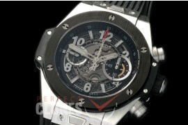 HB45-011C Big Bang Unico SS/CER/RU Grey Skeleton Asian 7750 28800 