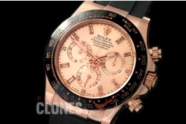 0 RLDFR00087R Daytona 116515LN RG/LE Everose Baguette on Oysterflex A-7750/4130