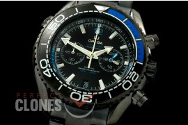 OMCPO45-496 2016 P-Ocean Chrono PVD/PVD Black/Blue Jap OS20 Quartz