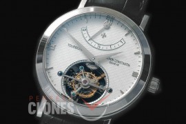 0 VCM-201 Malte Tourbillon SS/LE White Cross Bridge Tourbillon 