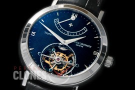 0 VCM-202 Malte Tourbillon SS/LE Black Cross Bridge Tourbillon 