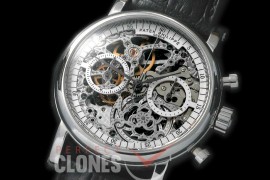 PPSK-101 Classic Skeleton Chronograoh SS/LE White Venus 75