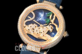 0 CARPT-107 Panthere De Cartier Night Champagne Gold Japanese Quartz