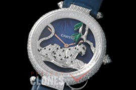 0 CARPT-106 Panthere De Cartier Night Steel Japanese Quartz