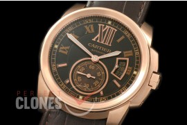 CARCC00033L Calibre de Cartier RG/LE Brown Miyota 8205