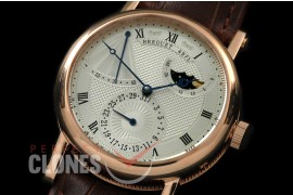 BR00067 Calender/Moonphase Power Reserve RG/LE Silver Seagull ST17