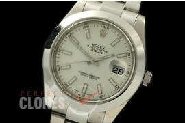 R41DJS09002 SS Oyster/Smooth Silver Sticks Asian Eta 2836