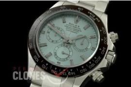 RLDS00050 Daytona 116506 SS/Cer/SS Ice Blue Baguette A7750
