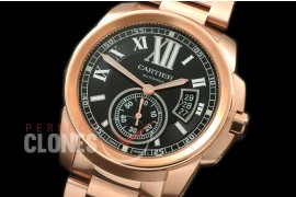 CARCC00032S Calibre de Cartier RG/RG Black Miyota 8205