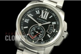 CARCC00022S Calibre de Cartier SS/SS Black Miyota 8205