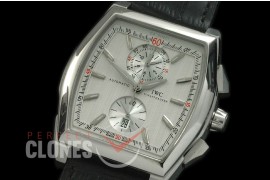 IWDV-101 Da Vinci Chronograph SS/LE White A-7750