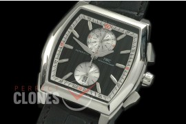 IWDV-102 Da Vinci Chronograph SS/LE Black A-7750