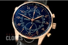 IWPG00076 Portugese Rattrapante Milano Boutique Edition RG/LE Black A-7750