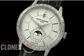 PP00691D Classic Moonphase Automatic SS/LE White Miyota 9100