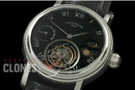 PP-CTM-062 Classic Tourbillon Sun-Moon phase/PR SS/LE Black Funky Roman Flying Tourbillon