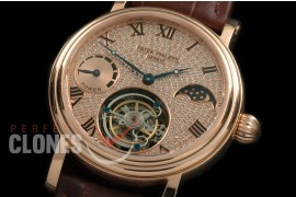 PP-CTM-092S Classic Tourbillon Moonphase/PR RG/LE Diam Roman Flying 