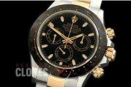 RLDT00052 Basel World 2017 Daytona 116523 SS/YG Black A-7750 / Calibre 4130