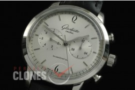 GL10041 Senator Sixties Chronograph SS/LE White/Steel Asian 2813