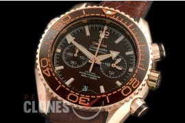 OMCPO45-484R P-Ocean Chrono RG/RU Brown Jap OS20 Quartz 