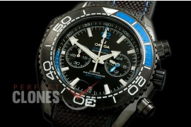OMCPO45-496R P-Ocean Chrono PVD/RU Black/Blue Jap OS20 Quartz 