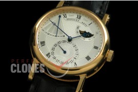 BR00017 Calender/Moonphase/Reserve YG/LE Silver Miyota 9015 Mod to Calibre 5165R